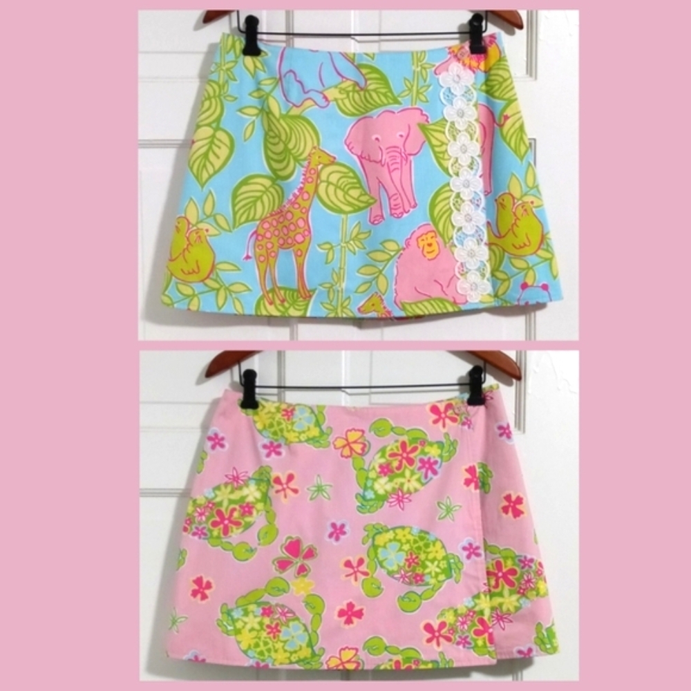 🌈VTG/RARE Lilly Pulitzer🌈 - Simple Reversible Wrap Skirt
